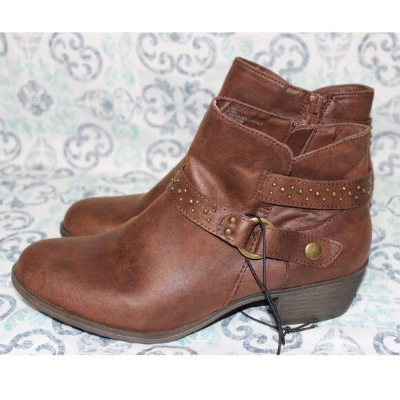 A.N.A. Atlas Women's Short Boot 7M Wide‎ Width NWT Brown - Picture 1 of 9